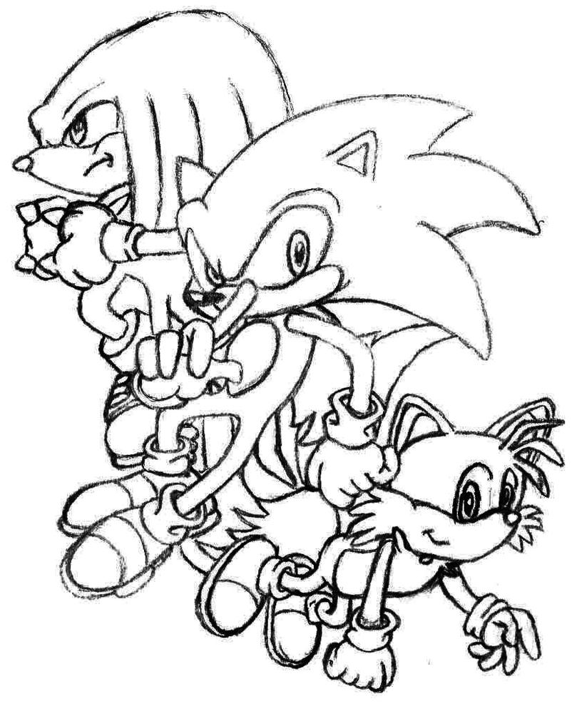 tails sonic coloring pages - photo #45