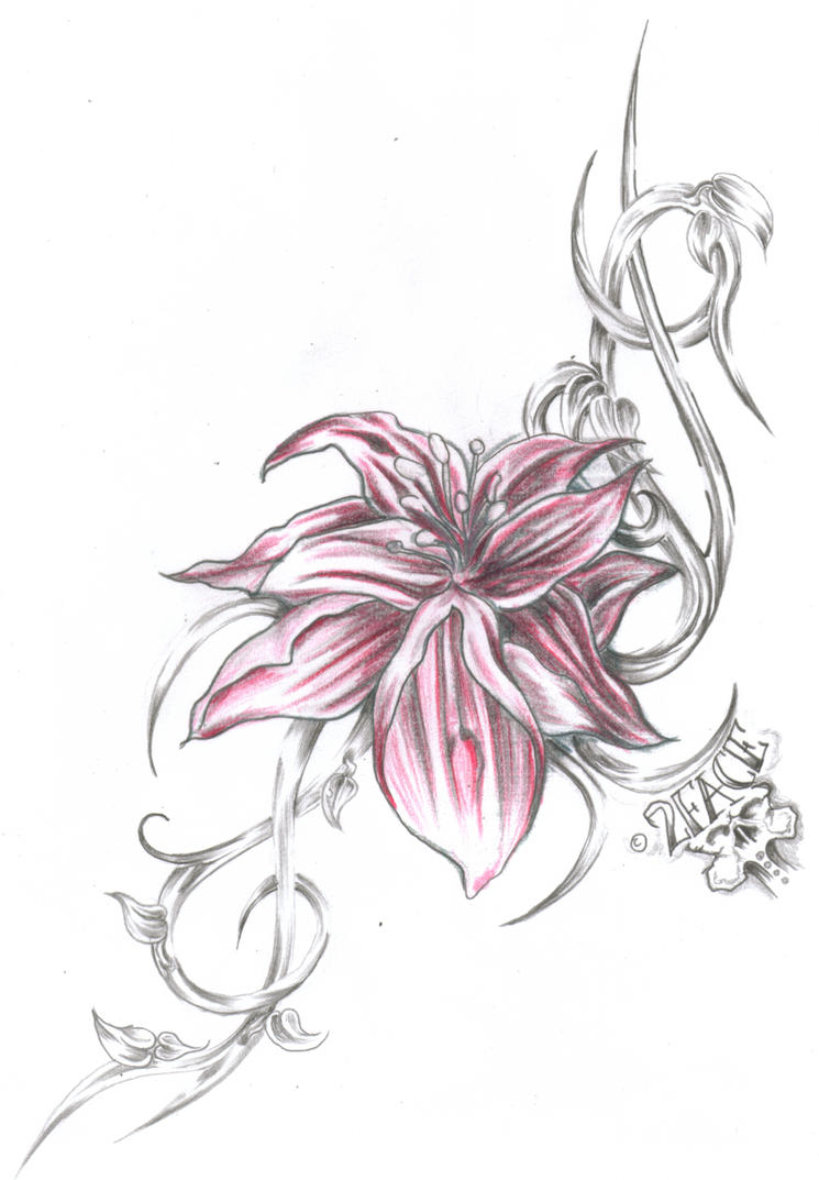 Tattoo Flower Tribal | Flower Tattoo