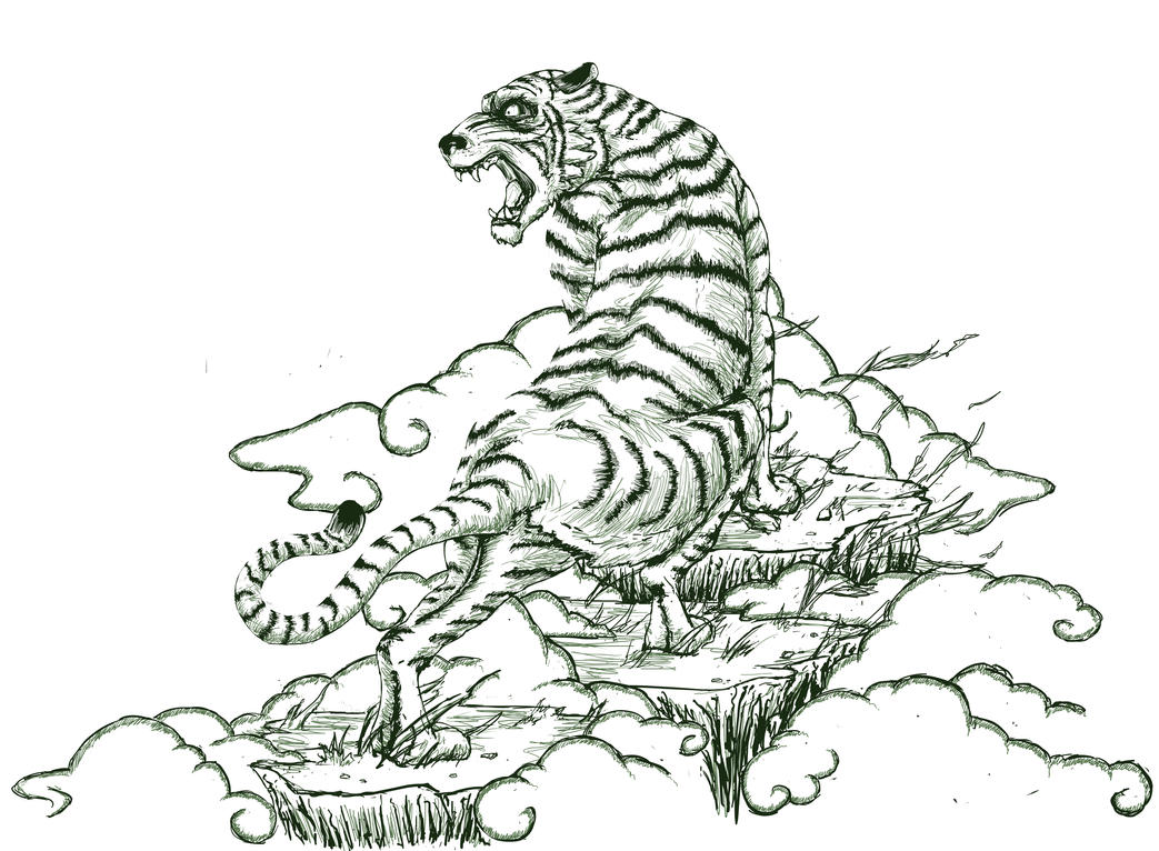 Tiger Tattoo Revised - sleeve tattoo