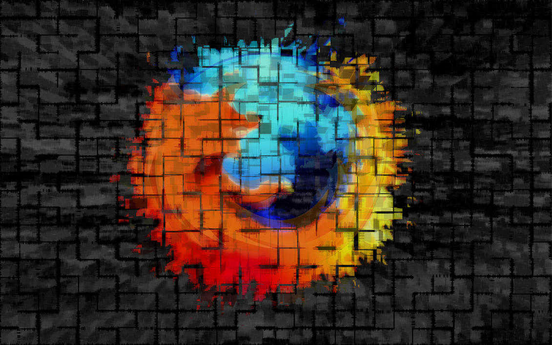 Firefox logo wallpaper