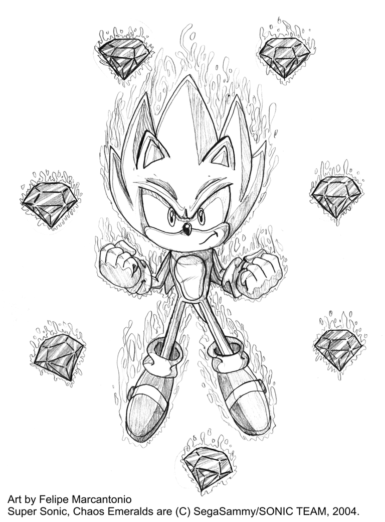 Modern Super Sonic Free Coloring Pages