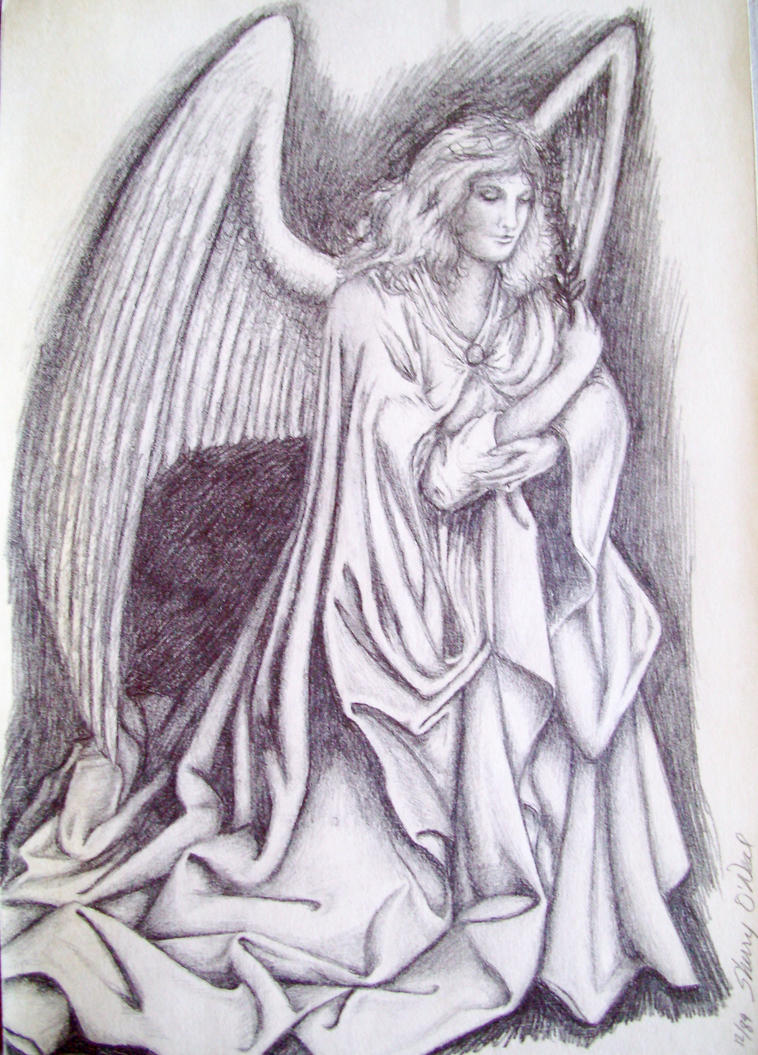 Angel Drawing by AiKisugi on
