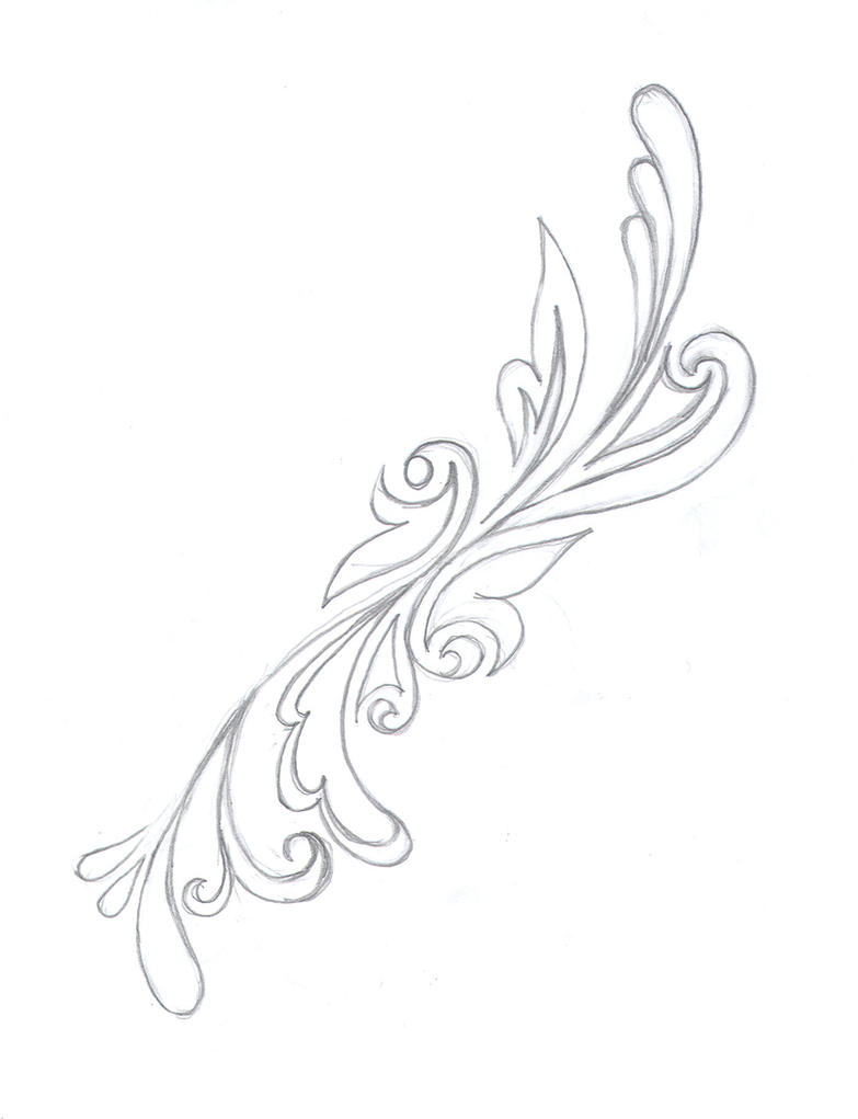 Flower Swirl Tattoo Design | Flower Tattoo