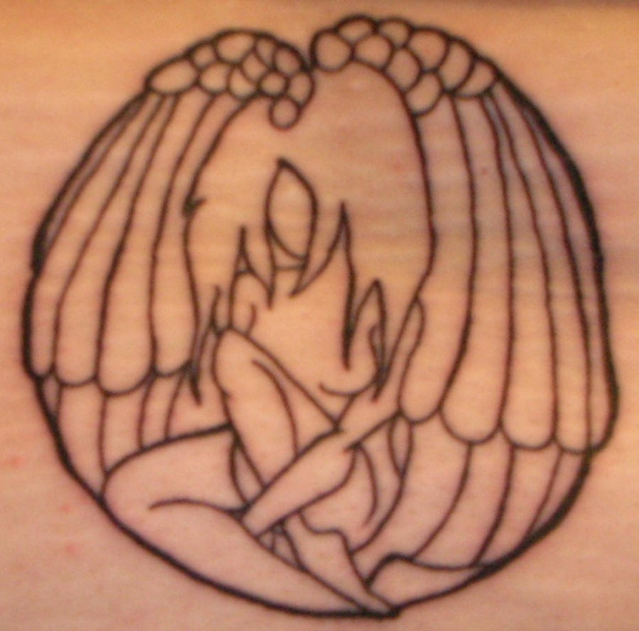 Angel Tattoo 1 by Kalinarrae
