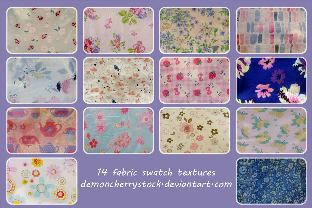 Fabric texture pack by DemoncherryStock