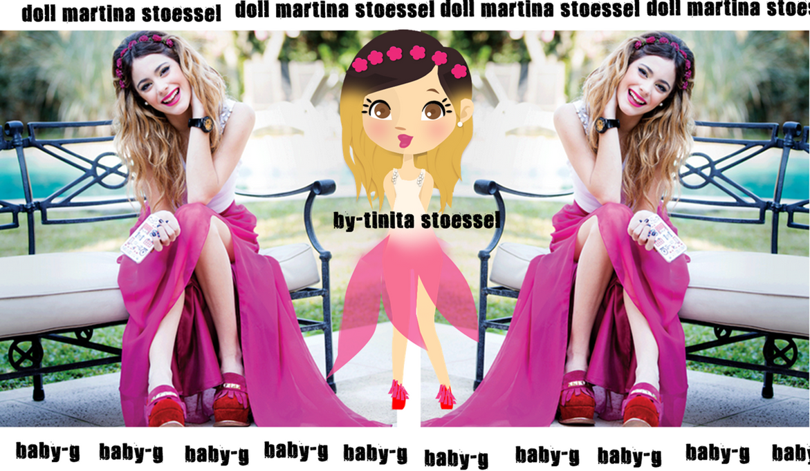 Doll Martina stoessel Baby-g by bytinistoessel