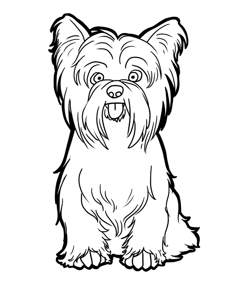 yorkyteecup coloring pages - photo #4