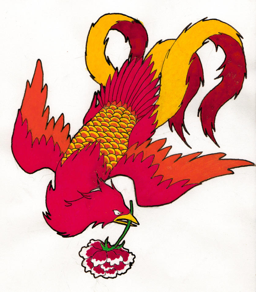 tattoo phoenix tribal