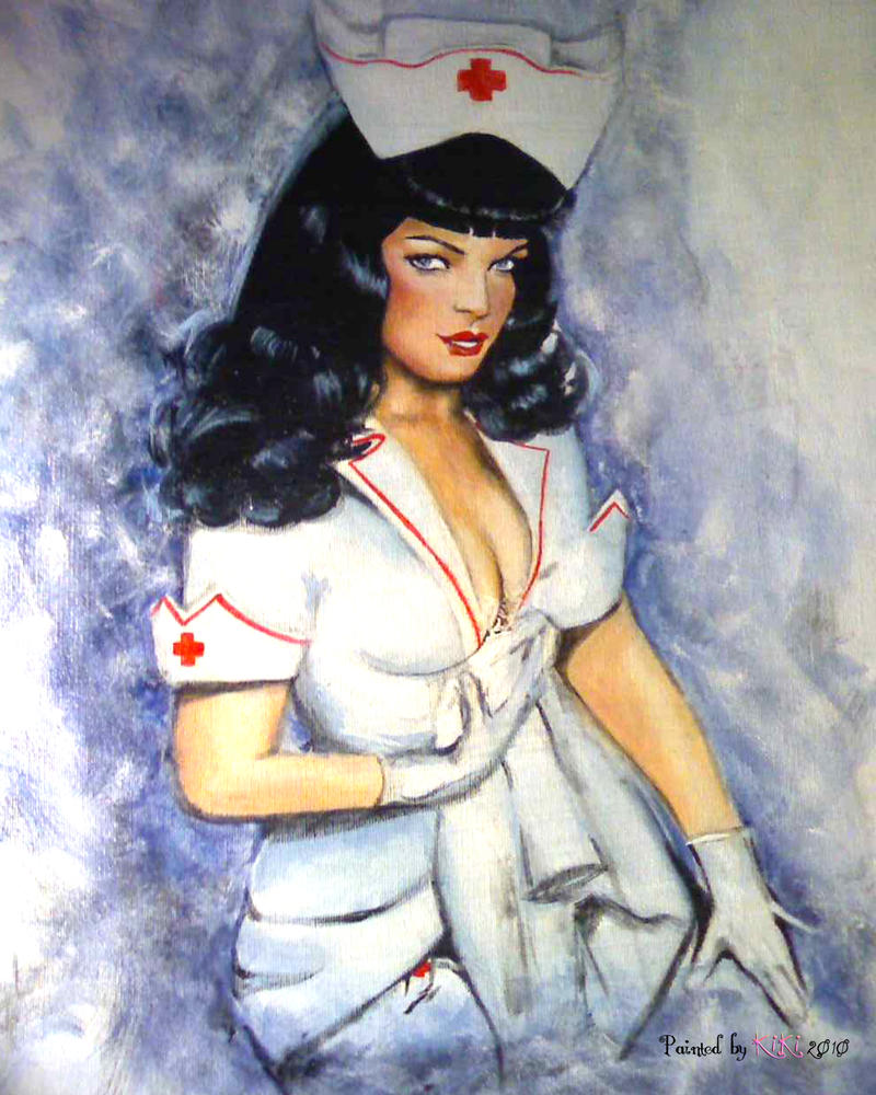 Bettie Page Nurse by