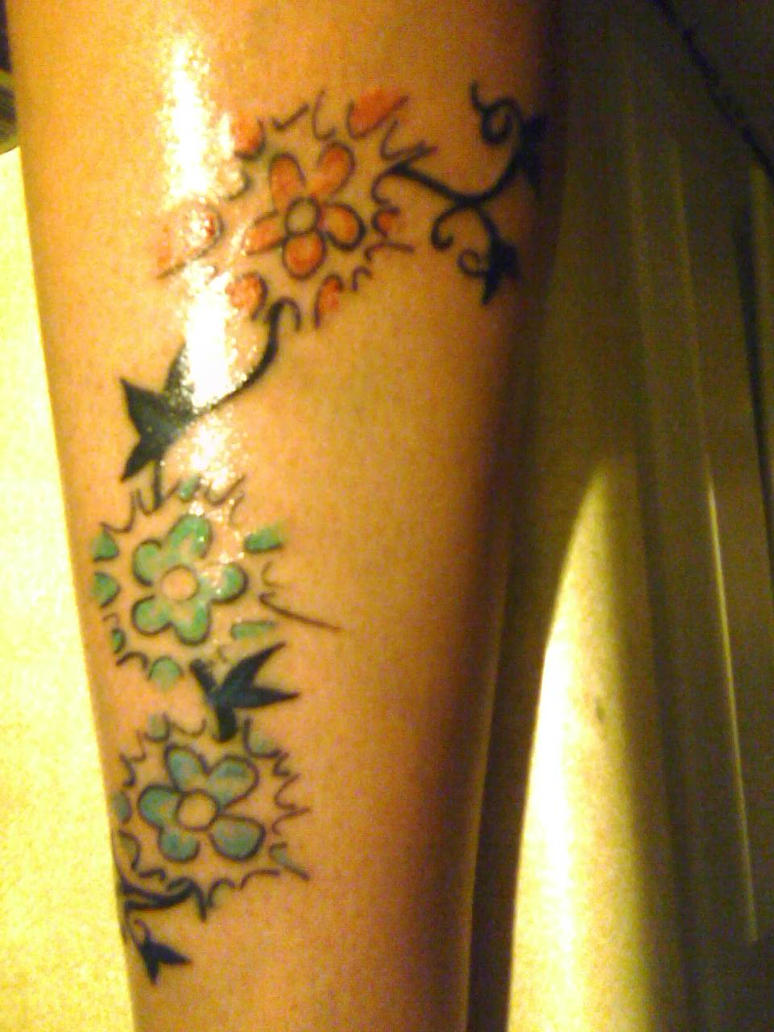 flower vine | Flower Tattoo