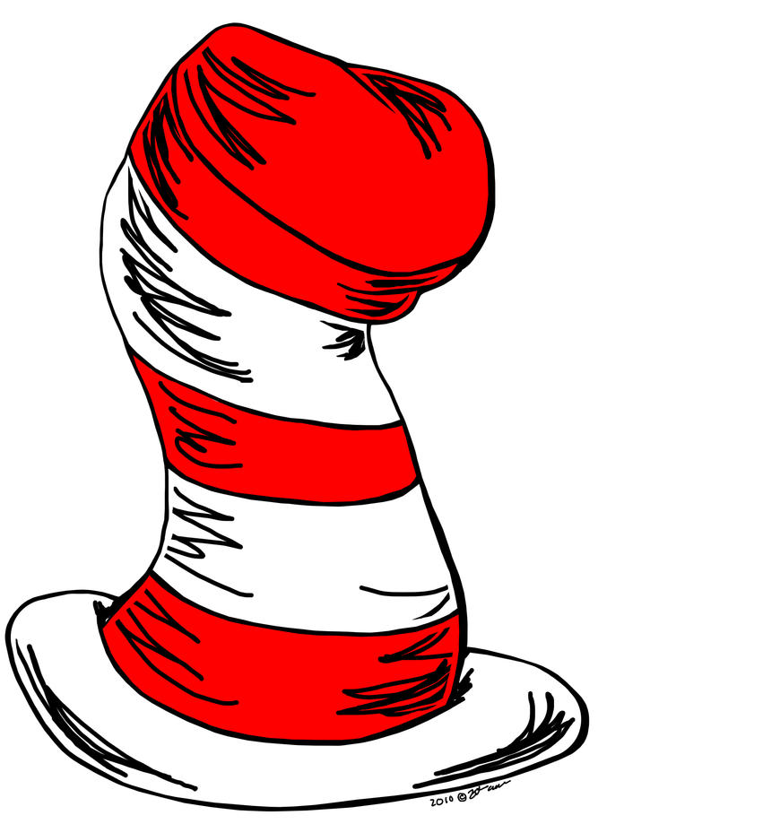 free clip art cat in the hat - photo #2