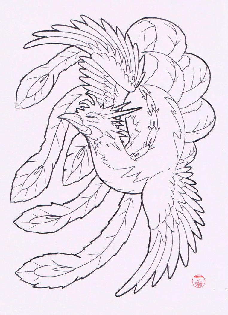 japanese phoenix tattoo