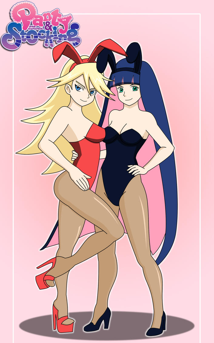 Panty and Stocking Easter by PervyAngel