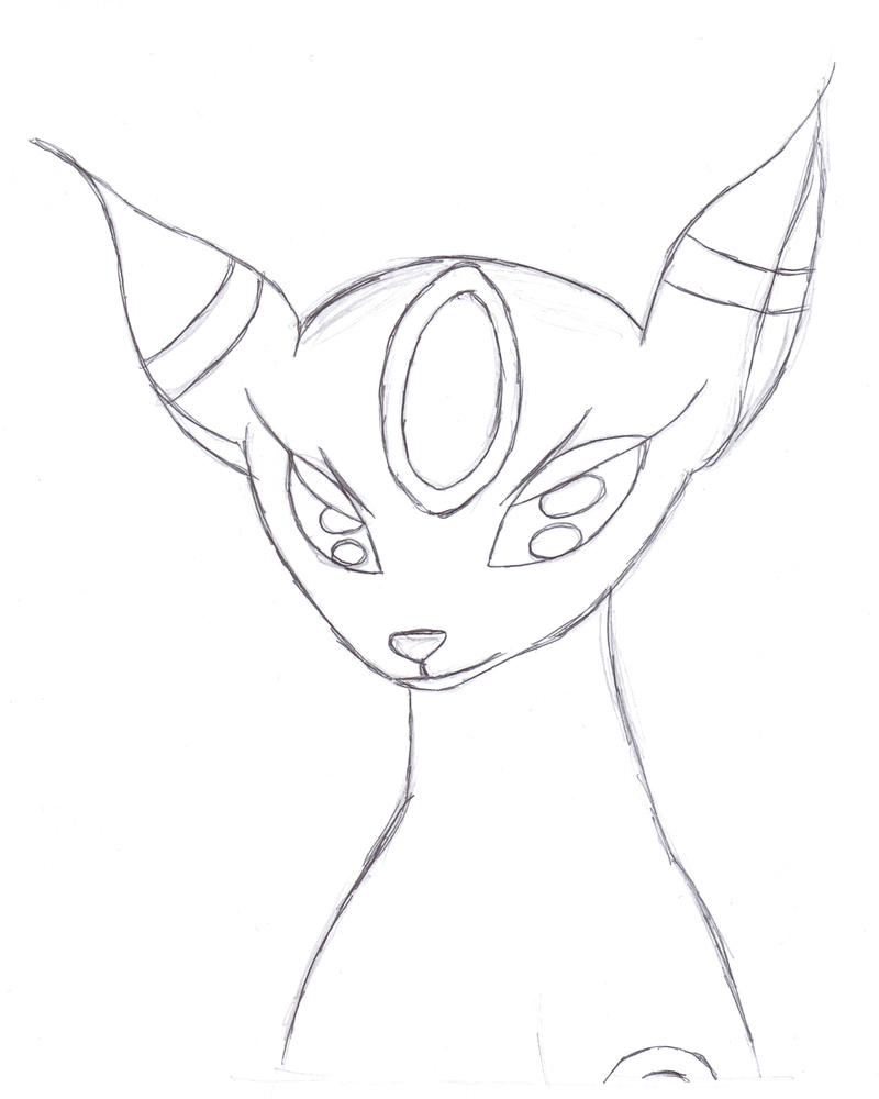 umbreon coloring pages free - photo #33