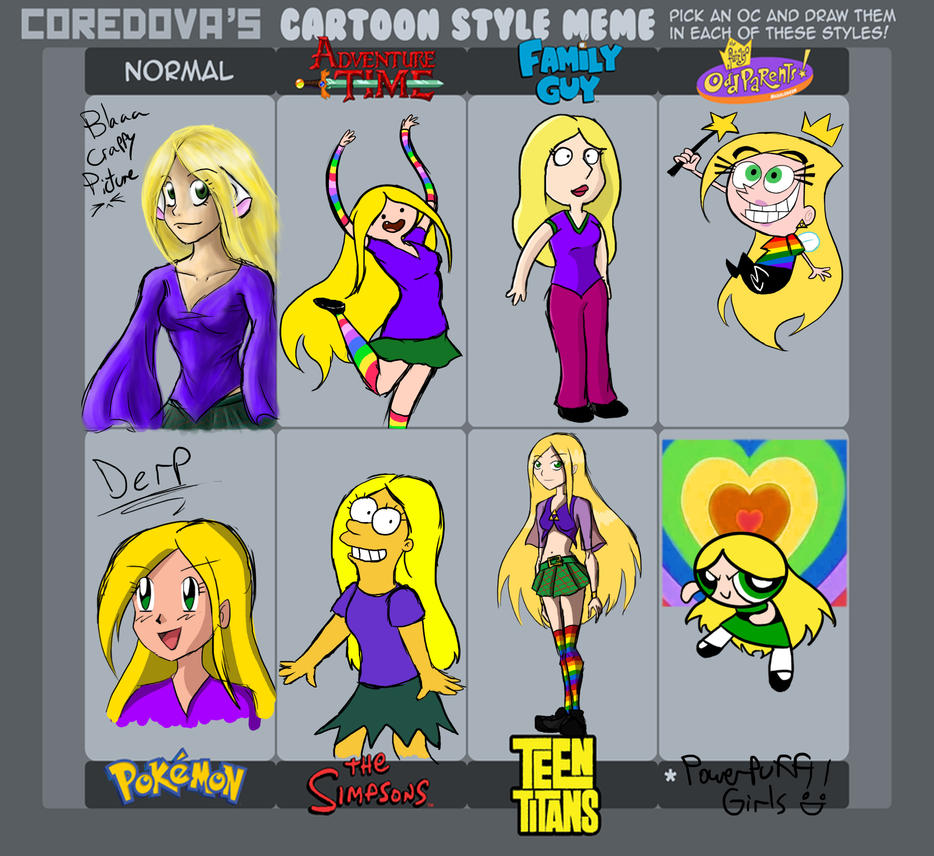 Cartoon Art Styles by Link-Zelda48