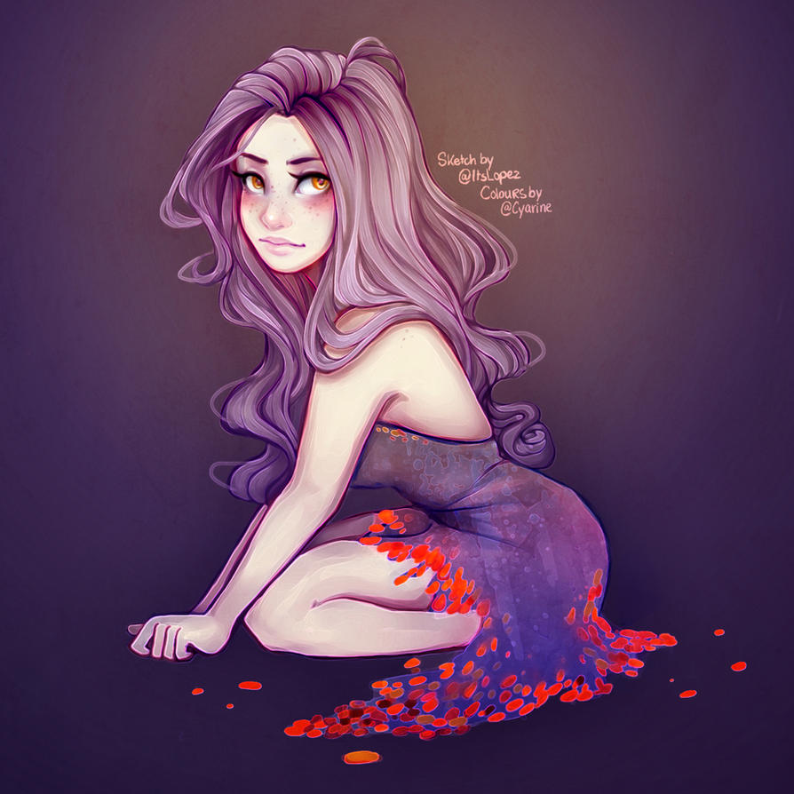 Red tiny petals by itslopez