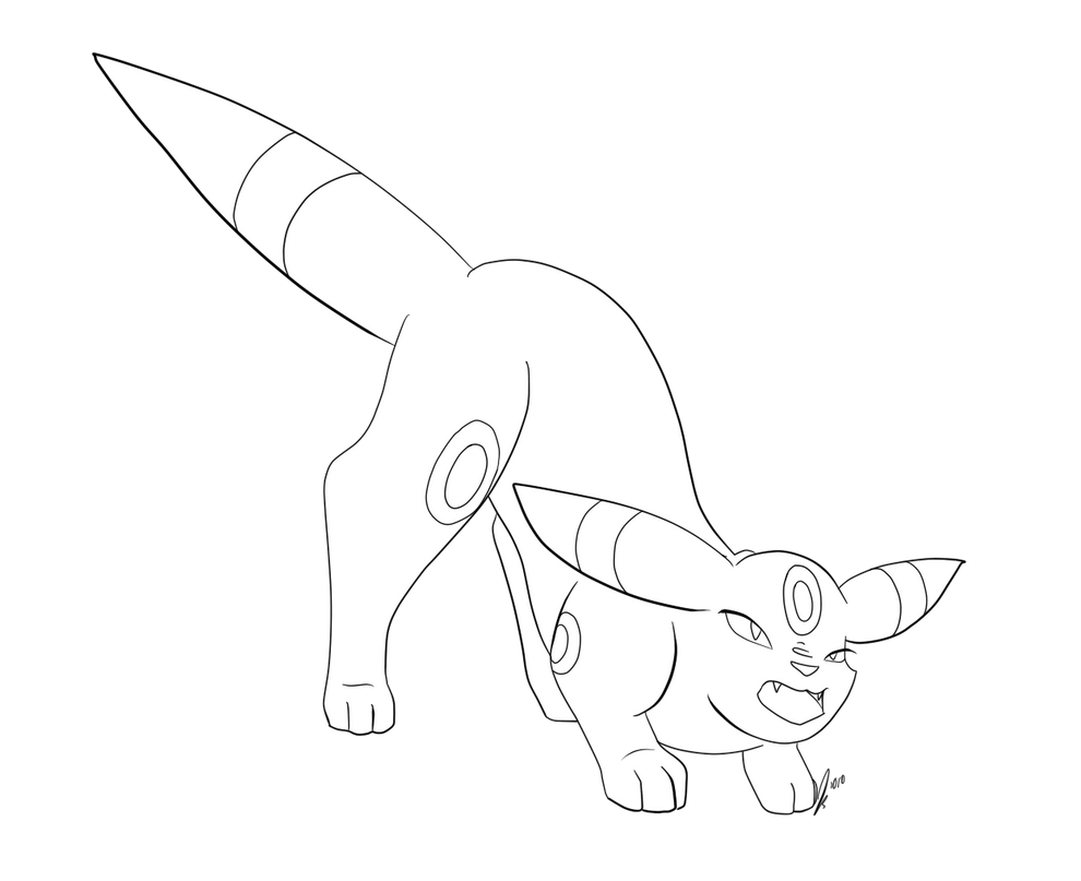 umbreon coloring pages - photo #36