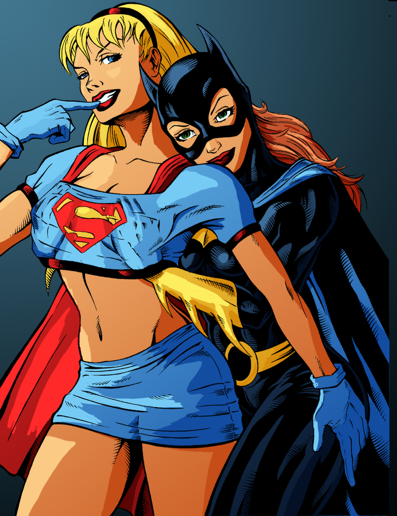 Batgirl supergirl justice league adult comics hentai