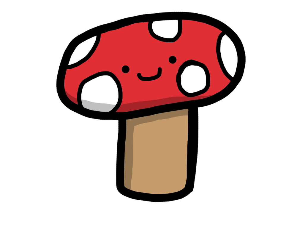 cute mushroom clipart - photo #15