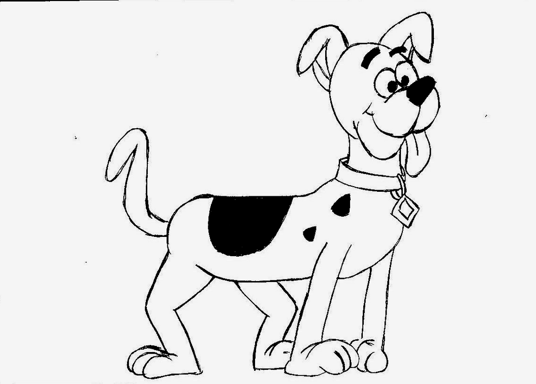 a pup named scooby doo coloring pages - photo #5