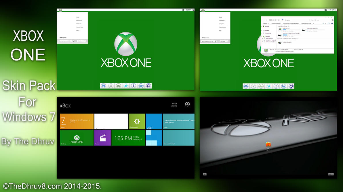 Xbox ONE SkinPack for Win7 released