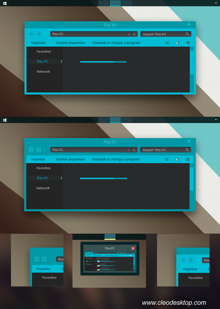 Android L dark theme for Win8/8.1