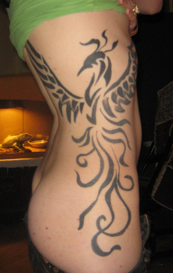 phoenix tattoo by painalone