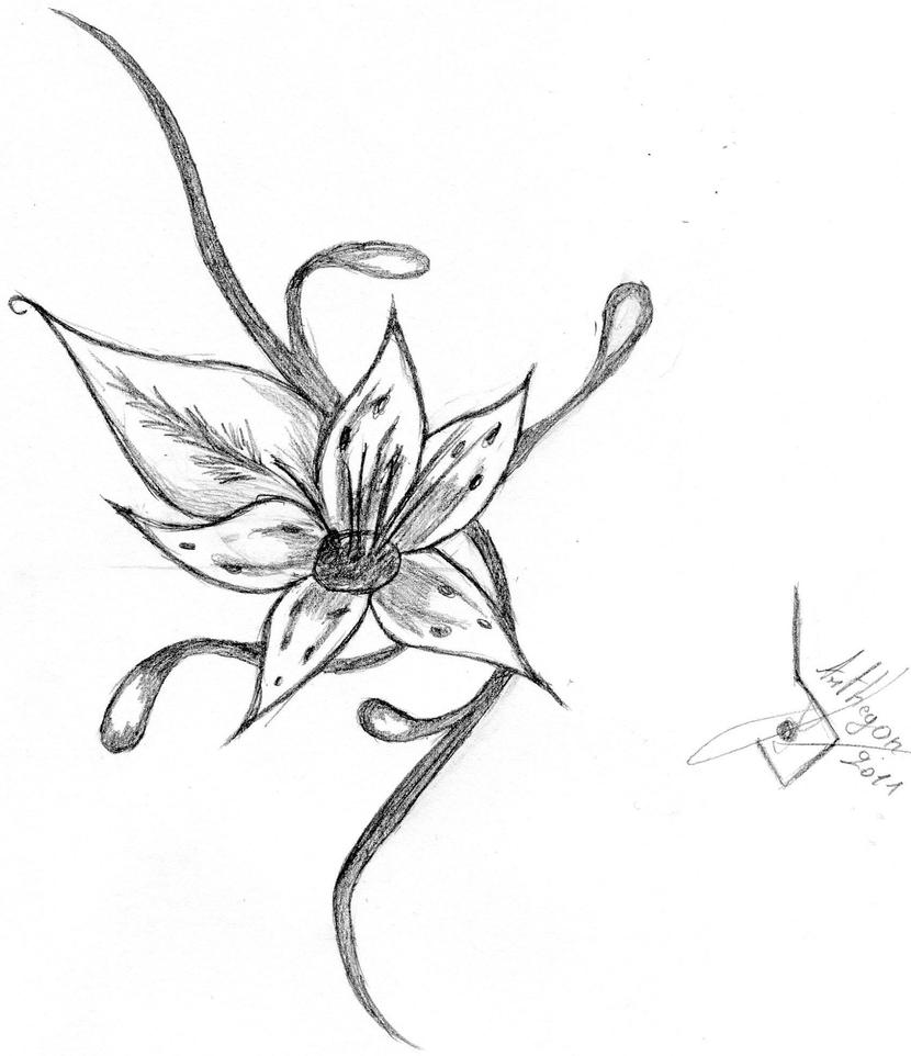Fleur tattoo | Flower Tattoo