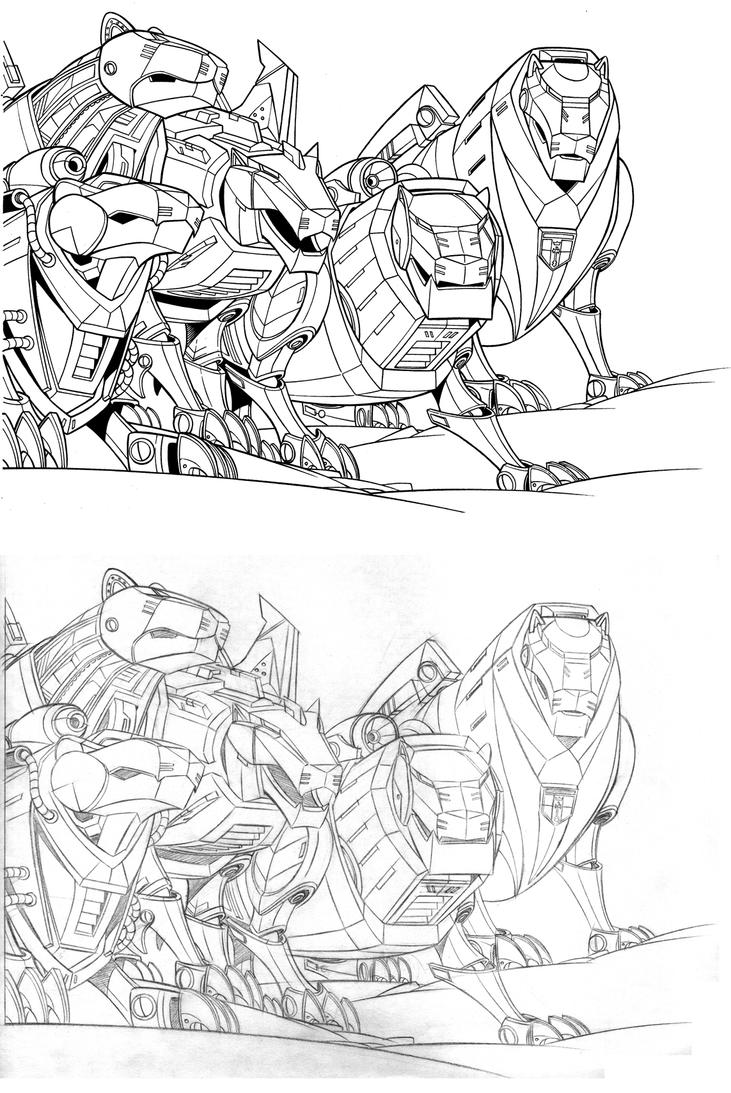 voltron coloring pages - photo #11