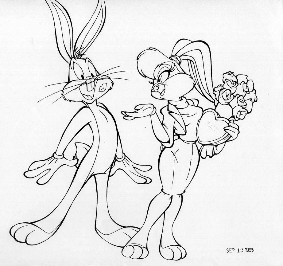 gangster bugs bunny coloring pages - photo #13