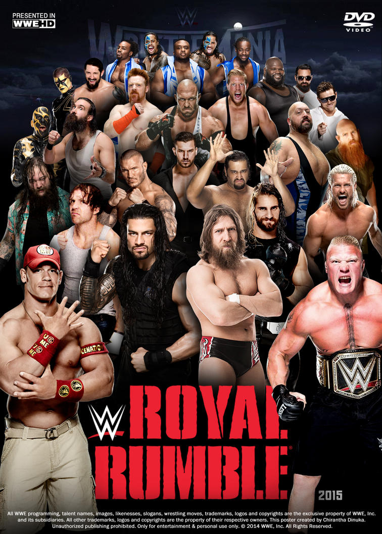 Royal Rumble 2015 Poster by Chirantha on DeviantArt