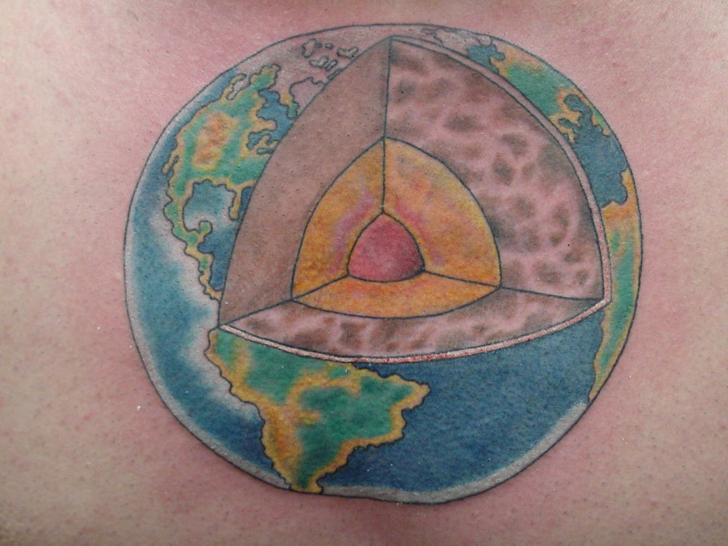 A World Of Pain - chest tattoo