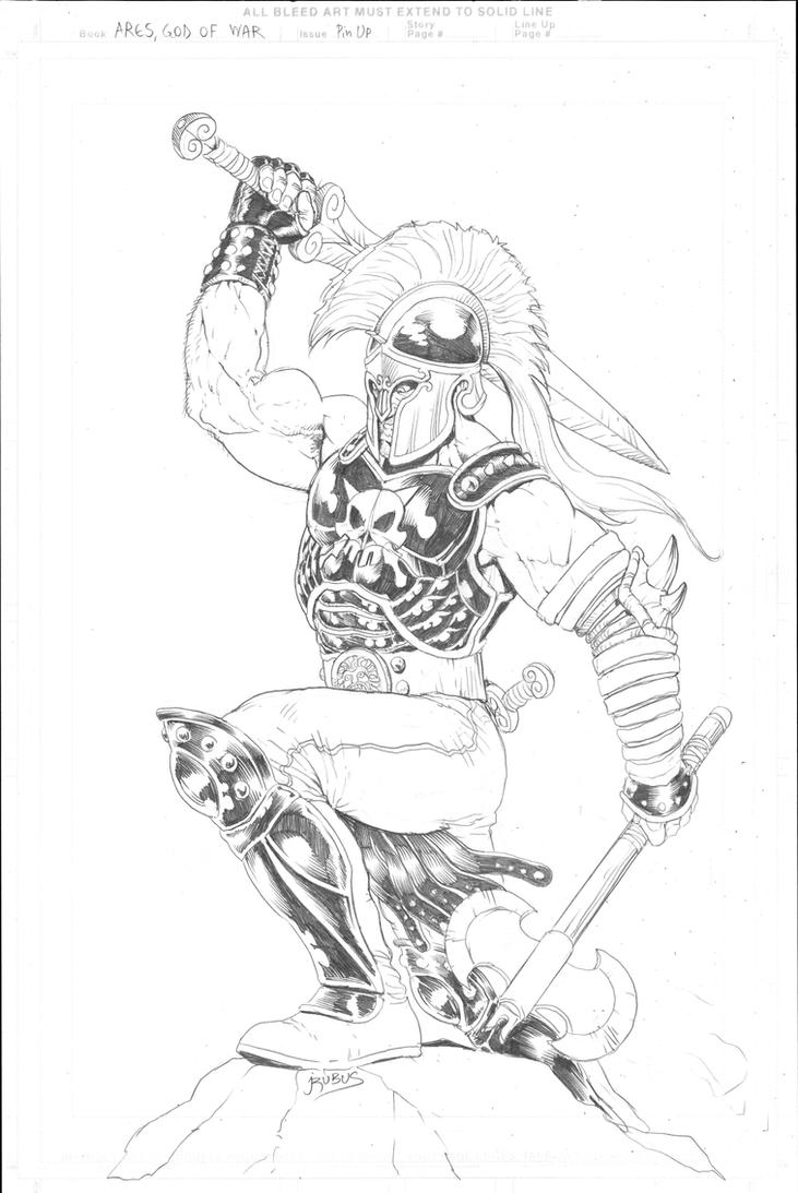 Ares Greek God Coloring Page Coloring Pages