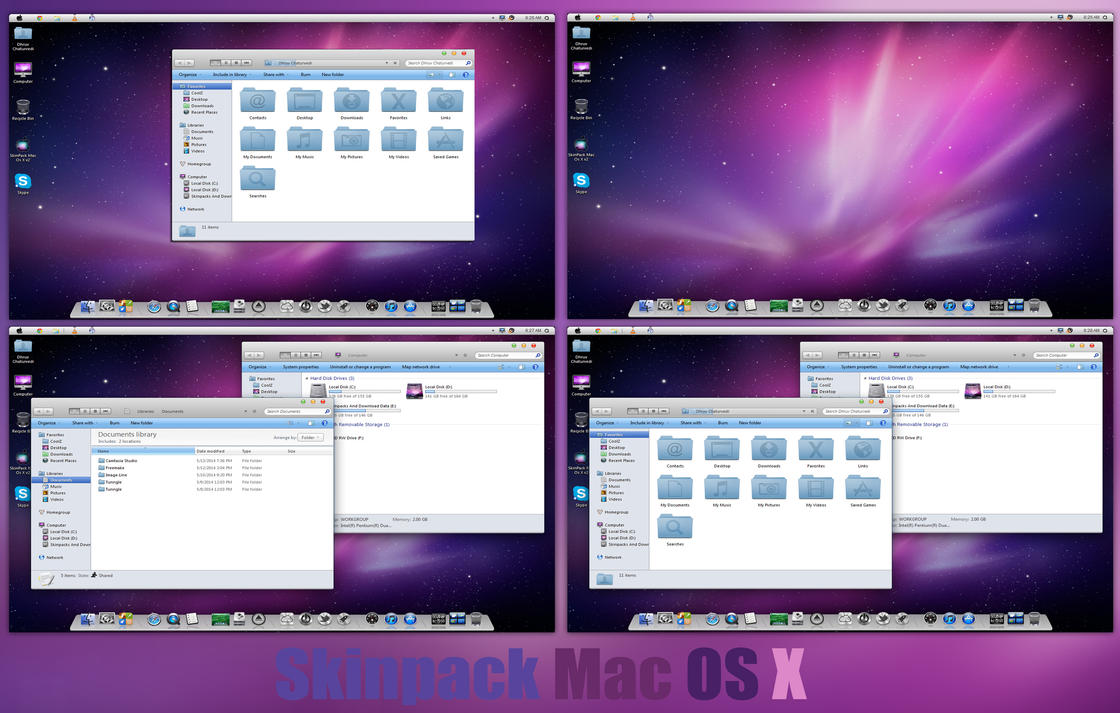 Win8.1 SkinPack 2.0 for Win7 released