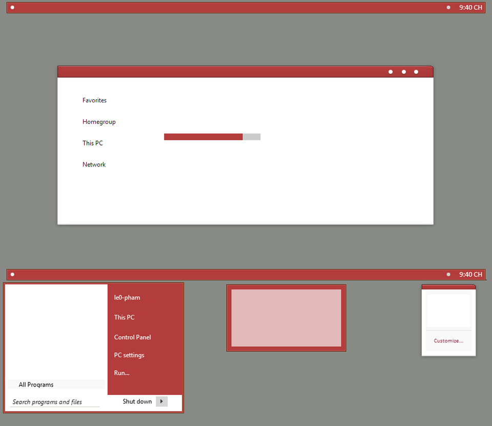 Clear theme for Win8/8.1