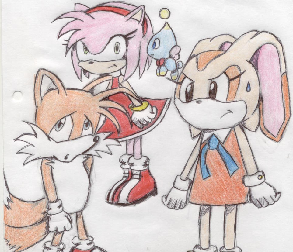 tails and amy make out
